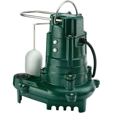 Zoeller Flow-Mate M137 - 1/2 HP 90GPM Cast Iron Effluent Pump with Vertical Float Switch N/A