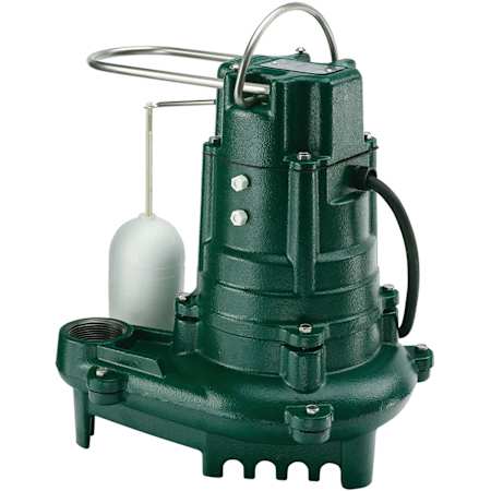 Zoeller Flow-Mate M137 - 1/2 HP 90GPM Cast Iron Effluent Pump with Vertical Float Switch N/A
