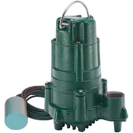 Zoeller Model 140 Float Switch Effluent Pump 1.00 HP, 115V Green