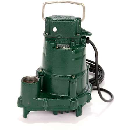 Zoeller Model 151 Nonautomatic Effluent Pump 0.33 HP, 115V Green