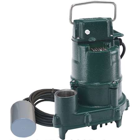 Zoeller Model 151 Nonautomatic Effluent Pump 0.33 HP, 115V Green
