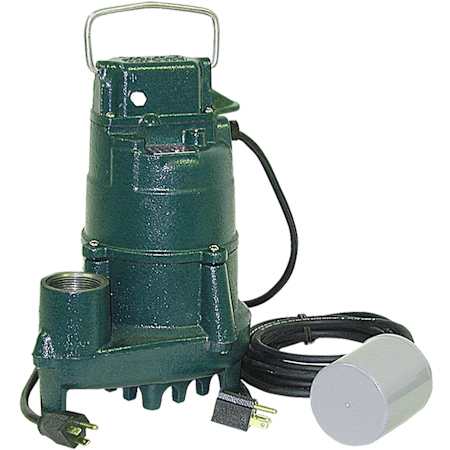 Zoeller Dose-Mate 1/2 HP Effluent Pump with 20' Cord Green