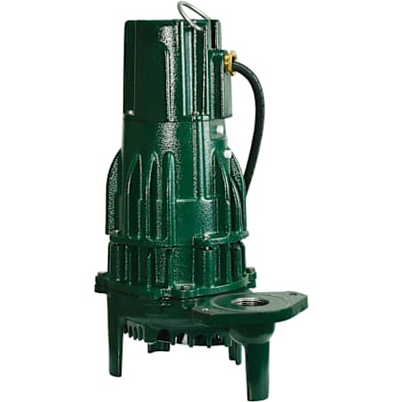 Zoeller Zoeller Model 161 Non-Automatic Effluent Pump 0.5 HP, 200V Green