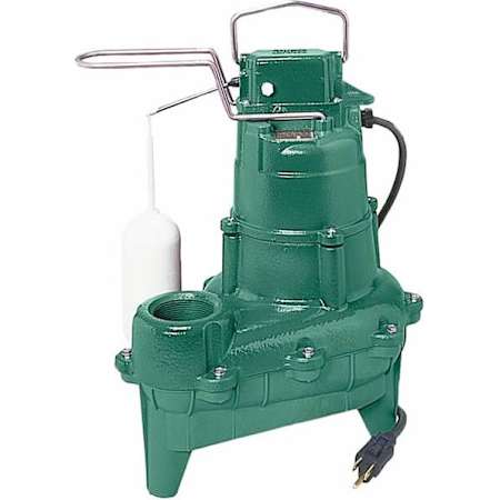 Zoeller 4/10 HP Cast Iron Sewage Pump (2") with Vertical Float N/A
