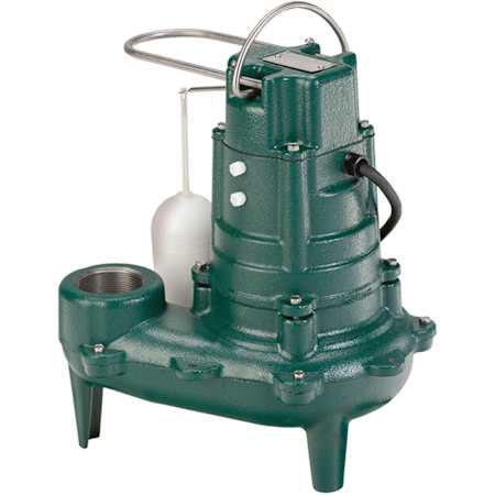 Zoeller 1/2 HP Cast Iron Sewage Pump with Automatic Switch N/A