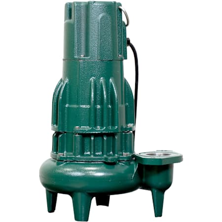 Zoeller Zoeller 0.5 HP Submersible Sewage Pump, 200V, 1PH (Non-Automatic) Green