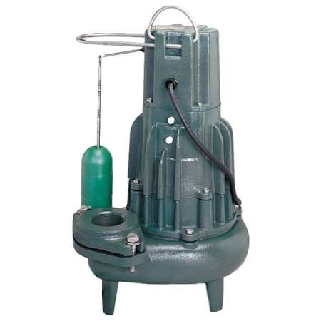Zoeller 1HP Cast Iron Sewage Pump (2") with Vertical Float Switch (230V) N/A