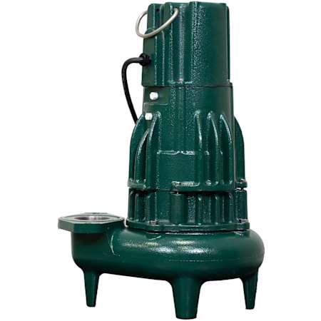 Zoeller Zoeller 1 HP Submersible Sewage Pump 200V, 1PH (Non-Automatic) Green