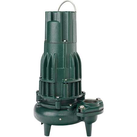 Zoeller Model 292 Nonautomatic Sewage Pump 0.50 HP, 230V Green