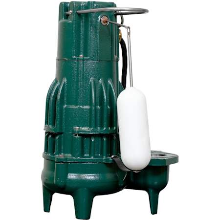 Zoeller Zoeller 1 HP Automatic Submersible Sewage Pump Green