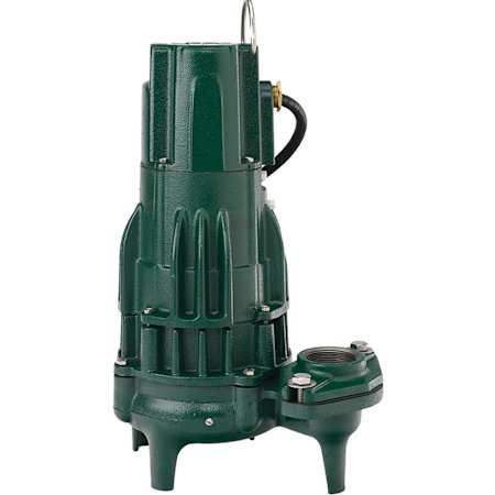 Zoeller Model 294 Nonautomatic Sewage Pump 1.50 HP, 230V Green
