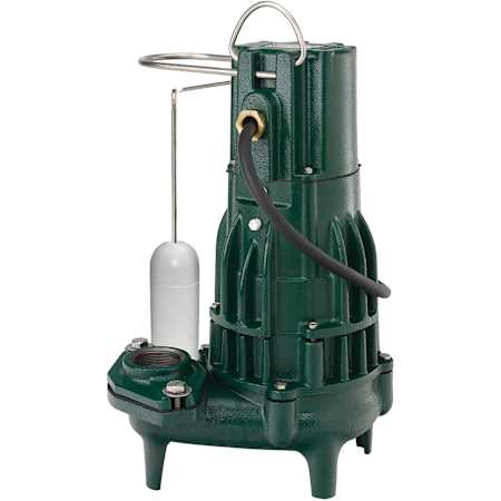Zoeller Model 295 Automatic Sewage Pump 2.00 HP, 230V Green