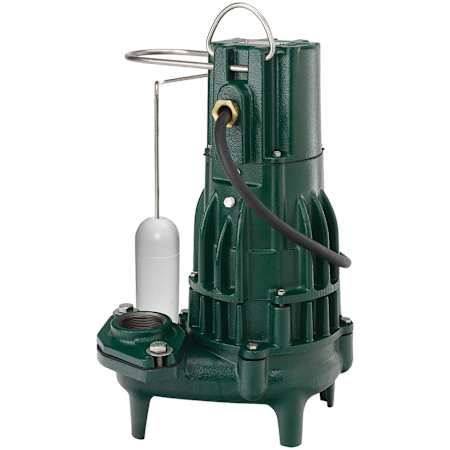 Zoeller Model 295 Automatic Sewage Pump 2.00 HP, 230V Green