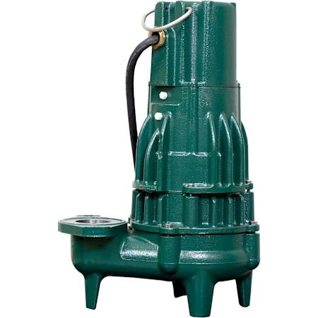 Zoeller Zoeller 2 HP Submersible Sewage Pump (Non-Automatic) Green
