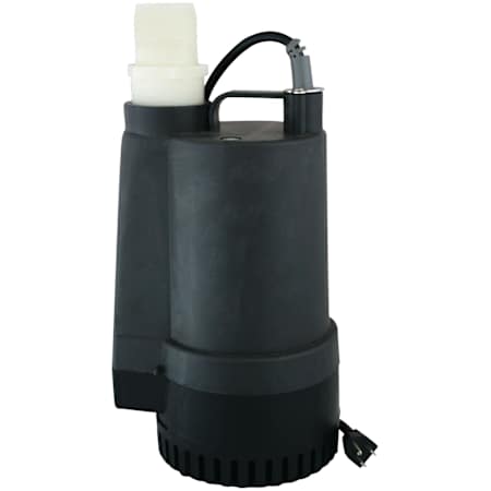 Zoeller Floor Sucker Series 1/2 HP 115V 55 GPM Submersible Dewatering Utility Pump Black