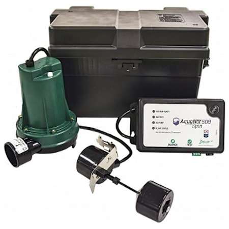 Zoeller Aquanot Spin Battery Backup Sump Pump System (1800 GPH @ 10') N/A