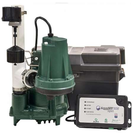 Zoeller ProPack98 Spin - 1/2 HP Combination Primary and Backup Sump Pump System N/A