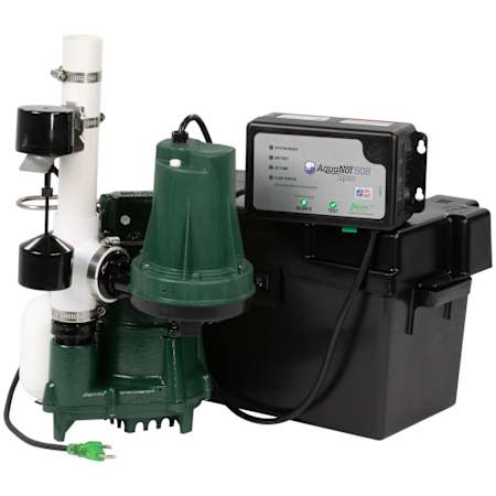 Zoeller ProPack98 Spin - 1/2 HP Combination Primary and Backup Sump Pump System N/A
