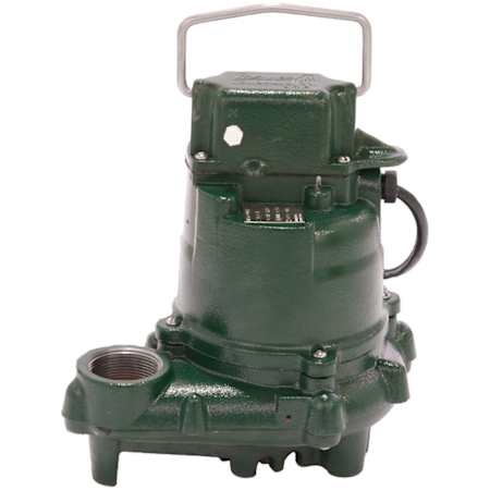 Zoeller 3/10 HP Non-Automatic Engineered Plastic Submersible Sewage Pump N/A