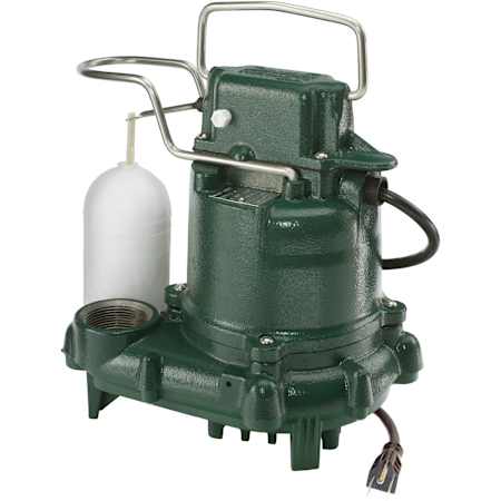 Zoeller 1/3 HP Cast Iron Submersible Sump Pump with Vertical Float Switch with 35' Cord N/A