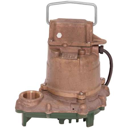 Zoeller Model N55 3/10 HP Nonautomatic Submersible Sump Pump 03/10 HP, 115V, 1PH N/A