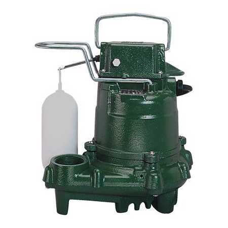 Zoeller Mighty Mate 1/3 HP Automatic Submersible Sump Pump with Bronze Impeller N/A