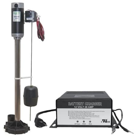 Zoeller Aquanot II Battery Backup Pedestal Sump Pump System (2160 GPH @ 10') N/A