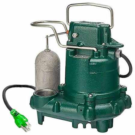 Zoeller 3/10 HP Premium Cast Iron Submersible Sump Pump with Vertical Float Switch N/A