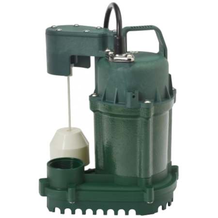 Zoeller 1/3 HP Cast Iron / Thermoplastic Sump Pump with Vertical Float N/A