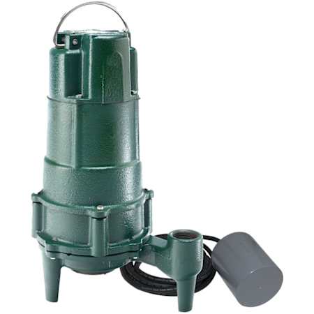 Zoeller 1/2 HP Cast Iron Residential Grinder Pump (1-1/4") with Tether Float N/A