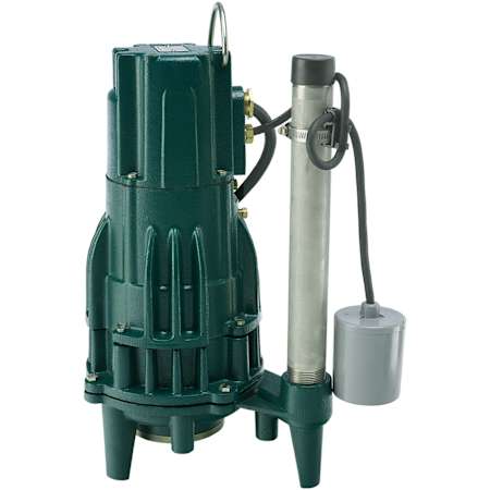 Zoeller Shark Model WM818 1 HP Grinder Pump, 115V with Tether Float N/A