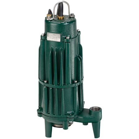 Zoeller Model 840 Nonautomatic Grinder Pump 2.00 HP, 230V Green