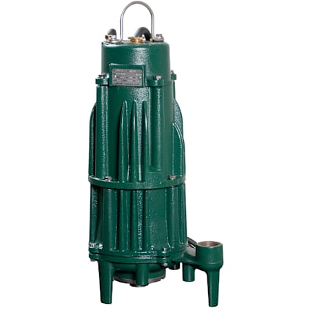 Zoeller Model 841 Nonautomatic Grinder Pump 2 HP, 200-208V and 3PH Green