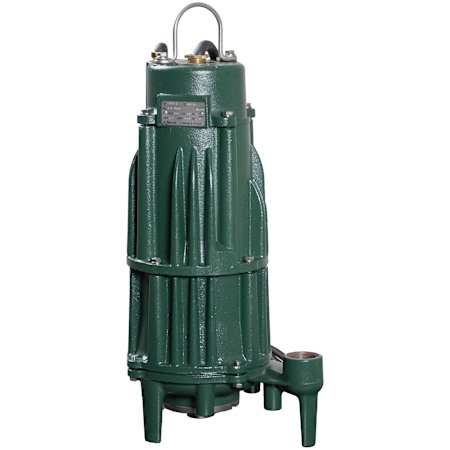 Zoeller Model 841 Nonautomatic Grinder Pump 2.00 HP, 460V Green