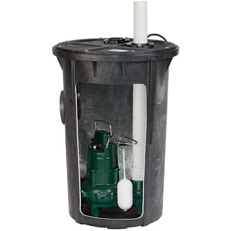Zoeller 1/2 HP Cast Iron Preassembled Sewage Pump System N/A