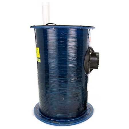Zoeller 912 Simplex 18" x 30" Fiberglass Sewage Package System with BN267 Pump (10' Stack) N/A