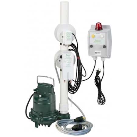 Zoeller 4/10-HP Oil Guard Elevator Pump with Smart Switch and Alarm System N/A