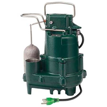 Zoeller 1/2 HP Premium Cast Iron Submersible Sump Pump with Vertical Float Switch N/A