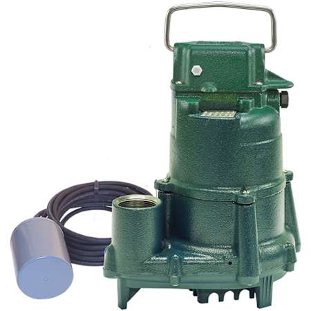 Zoeller 1/2 HP Cast Iron Submersible Sump Pump with Tether Float Switch N/A