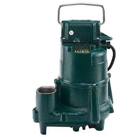 Zoeller 1/2 HP Cast Iron Submersible Sump / Effluent Pump (Non-Automatic) (25' Cord) (230V) N/A