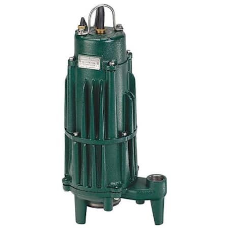 Zoeller Shark 2 HP 45GPM Auto-Reversing Cast Iron Grinder Pump (230V - Non-Automatic) N/A