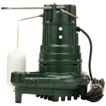 Zoeller 1/2 HP Cast Iron Sump / Effluent Pump with Vertical Float Switch and 25' Cord N/A