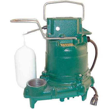 Zoeller 1/3 HP All Cast Iron Submersible Sump Pump with Vertical Float Switch (9' Cord) N/A