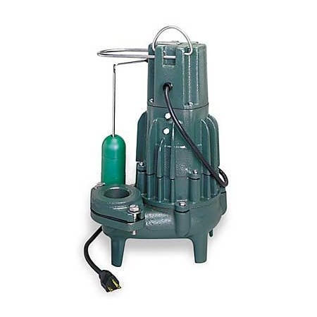 Zoeller 1/2 HP 115V Automatic Submersible Sewage Pump N/A