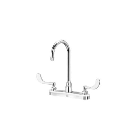 Zurn Aqua Spec Double Handle Kitchen Faucet with Metal Lever Handles Chrome