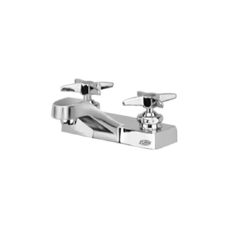 Zurn Double Handle Centerset Bathroom Faucet with Metal Cross Handles from the Aquaspec Series Chrome