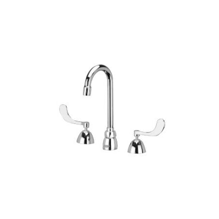 Zurn Double Handle Widespread Bathroom Faucet with Metal Wrist Blade Handles from the Aquaspec Series Chrome