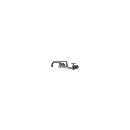 Zurn Aquaspec Sink Faucet with 14" Tubular Spout and Four-Arm Handles Chrome