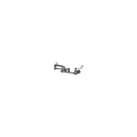 Zurn Aquaspec Sink Faucet with 13" Double-Jointed Spout and 4" Wrist Blade Handles Chrome