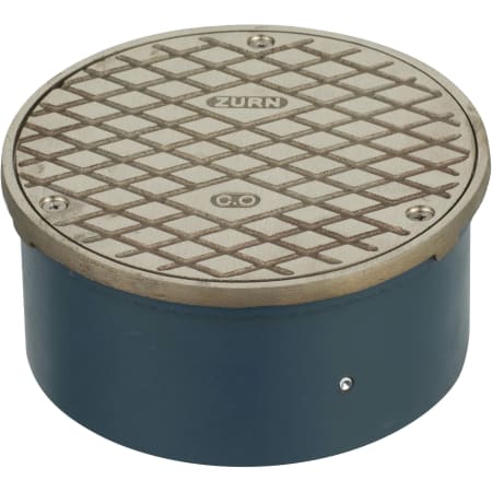 Zurn Finished Area Floor Access Housing – 3" Round Nickel Bronze Cover Nickel Bronze